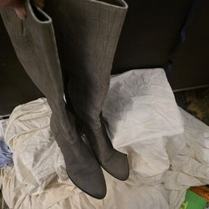 Sam Edelman Gray Over the Knee Boots